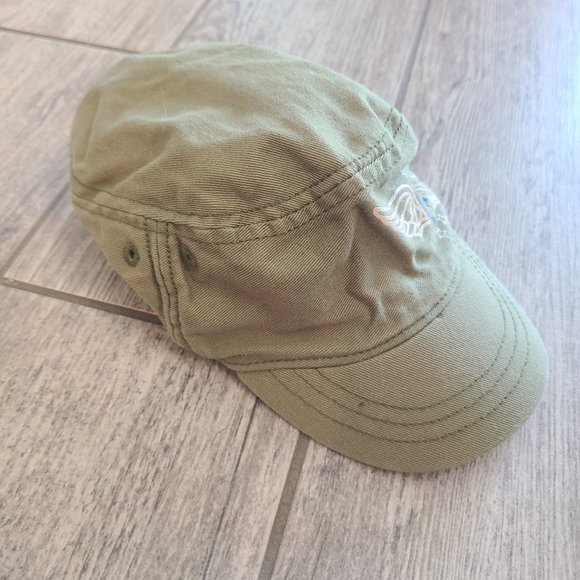 🏷 3/$15 or 5/$20 Old Navy baby boys aviator hat cadet army green 6-12 months - Picture 3 of 9